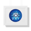 Motivational Framed Poster - "Have a God Day" Inspirational Wall Art, Home Decor, Office Decoration, Gift for Friends, Positive Vibes