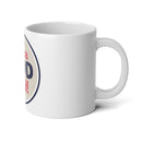 Cheerful Jumbo Mug, 20oz - "Have a God Day" Coffee Cup for Morning Motivation, Gift for Friends, Inspirational Drinkware