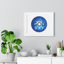 Motivational Framed Poster - "Have a God Day" Inspirational Wall Art, Home Decor, Office Decoration, Gift for Friends, Positive Vibes